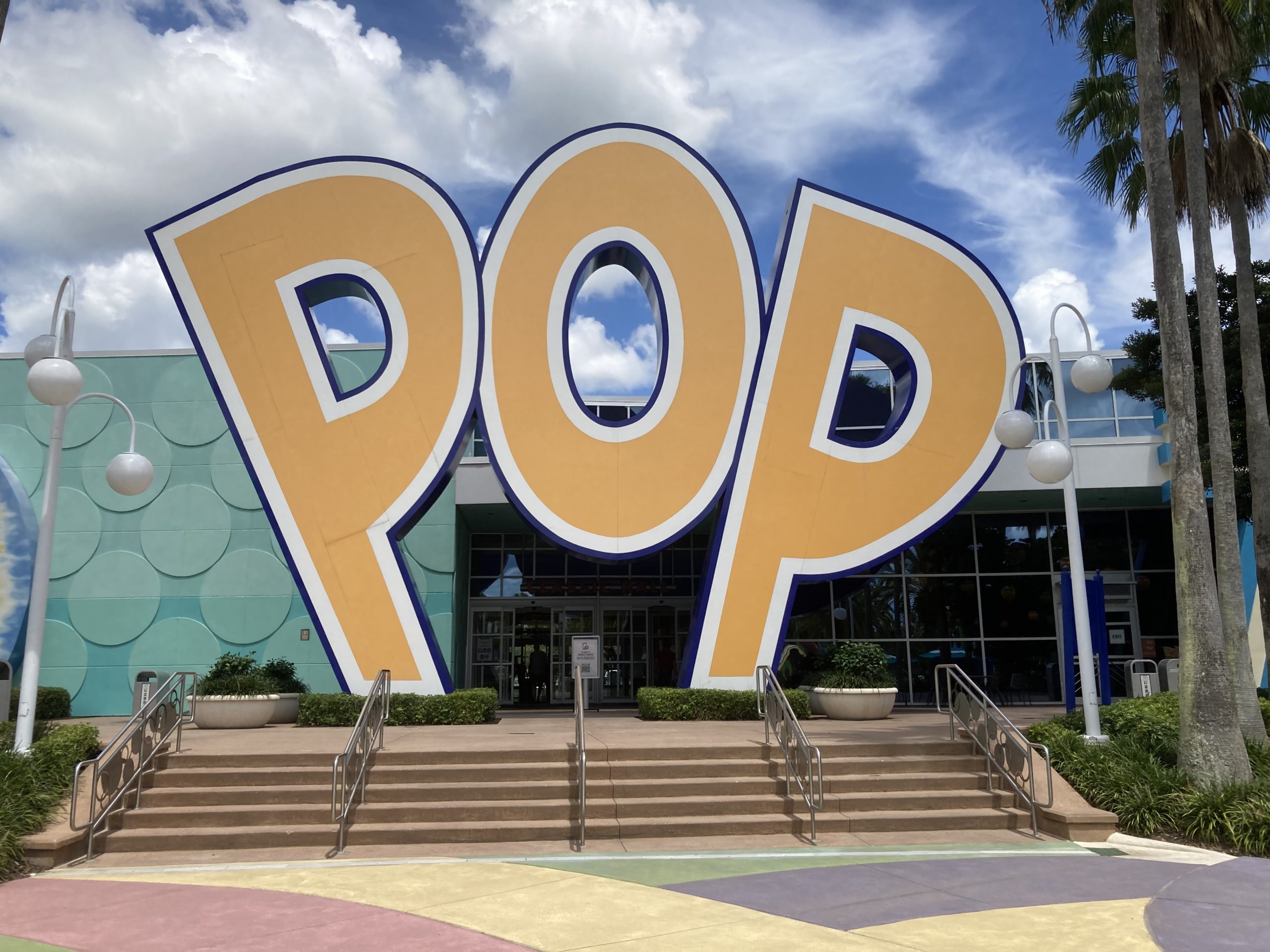 pop century resort sign exterior