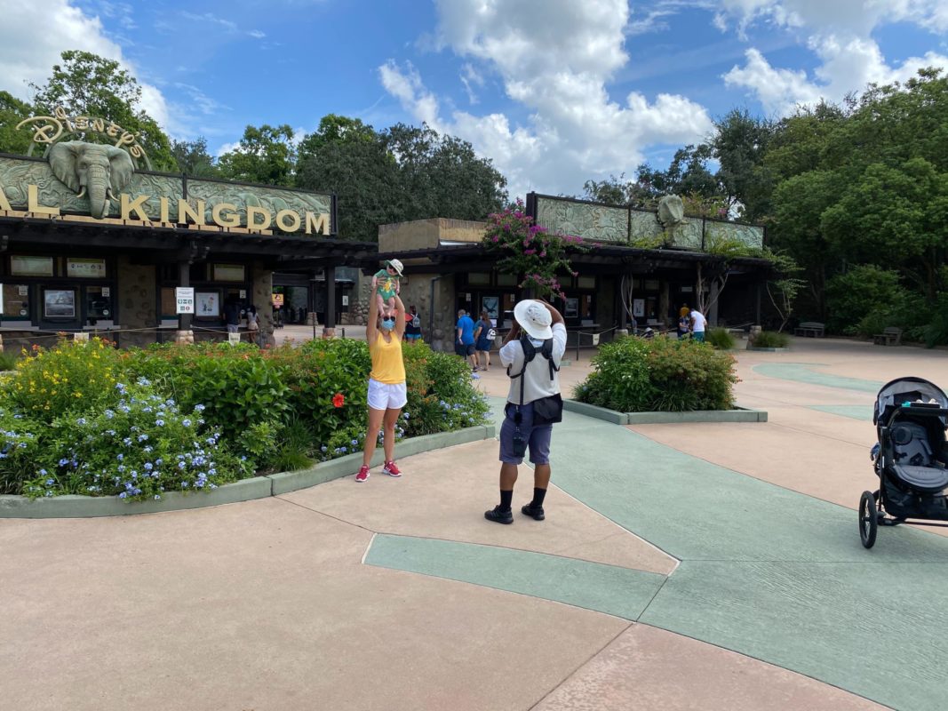 Disney's Animal Kingdom Photographer and Guest Lion King Pose