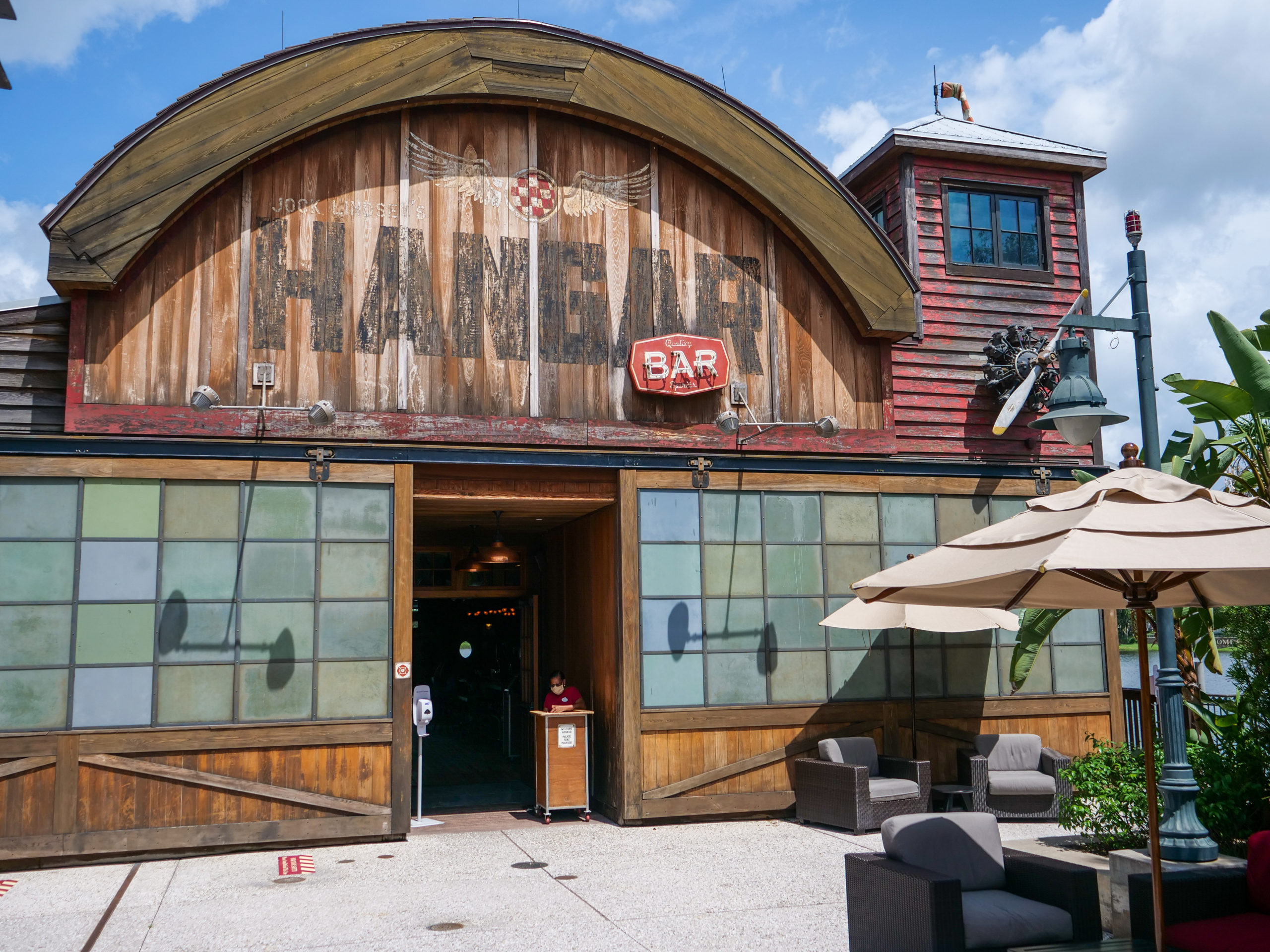 Jock Lindsey's Hangar Bar exterior