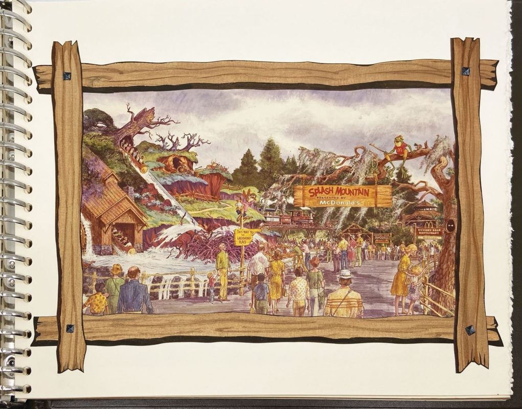 Splash Mountain Pitch Book to McDonald's at Van Eaton Galleries