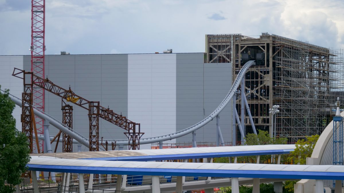 TRON Lightcycle Run Construction