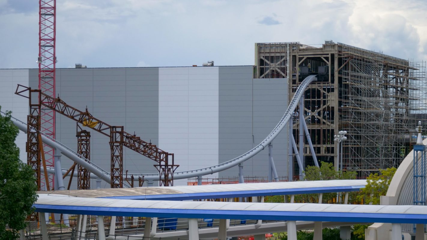 TRON Lightcycle Run Construction