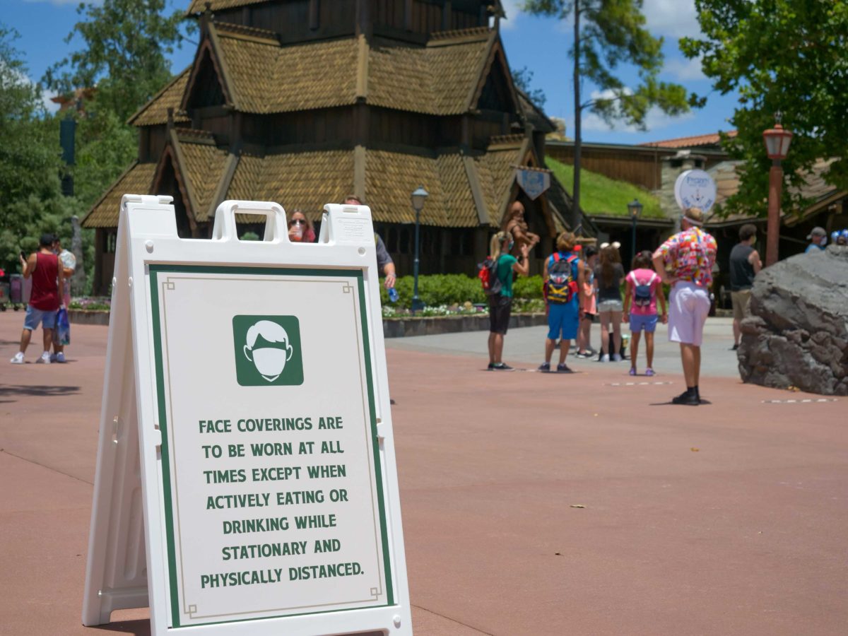 face mask update signage