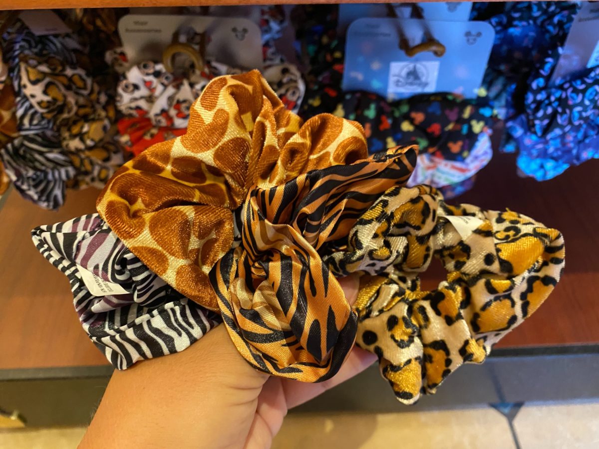 animal print scrunchies