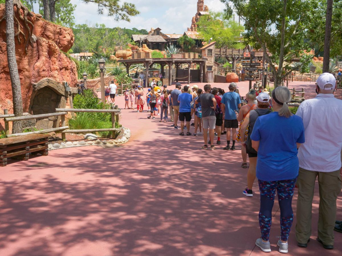 splash mountain reopening crowd