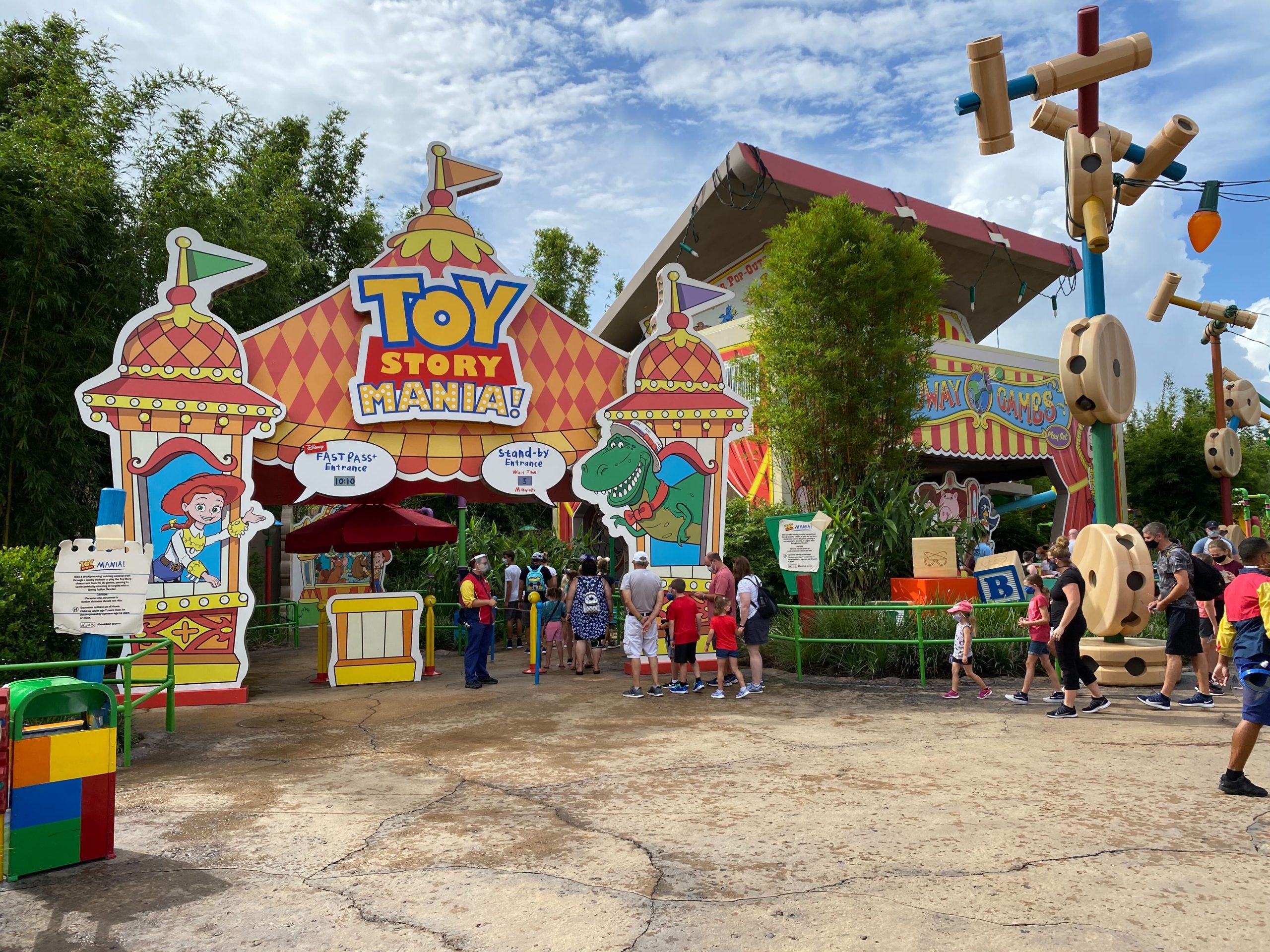 Toy Story Mania Entrance at Disney's Hollywood Studios