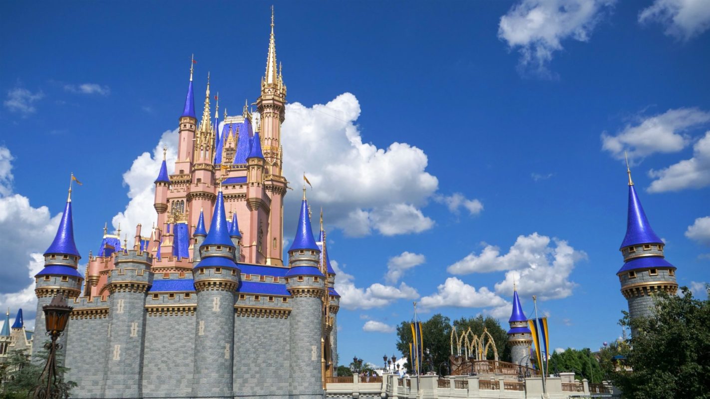 Cinderella Castle Side View After Repainting