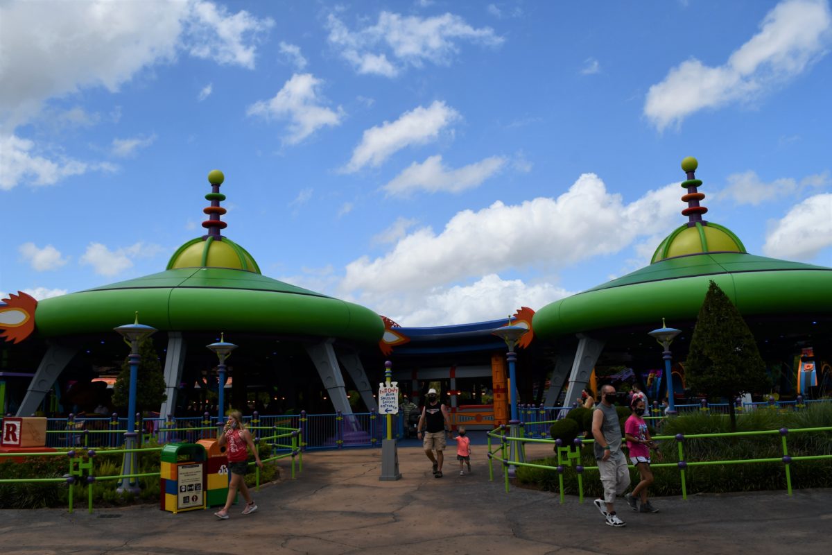 Alien Swirling Saucers