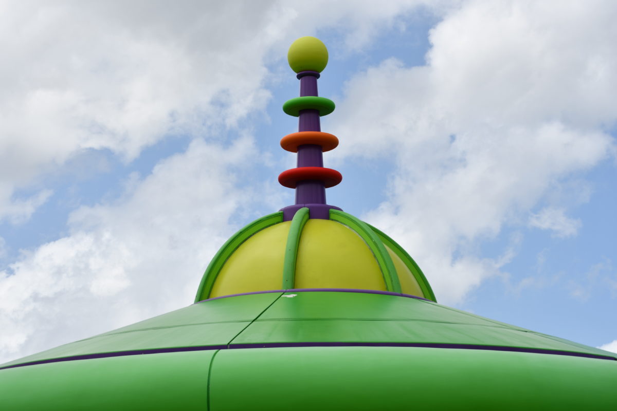 Alien Swirling Saucers