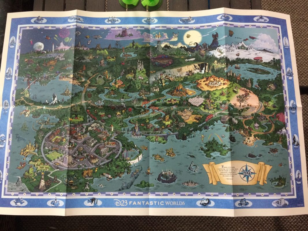 D23 Fantastic Worlds Map