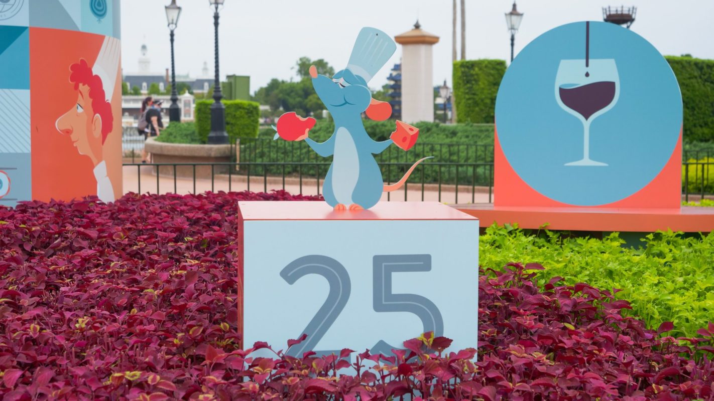Food & Wine Festival Flower Display