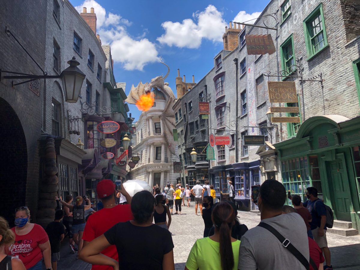 diagon alley fire breathing dragon