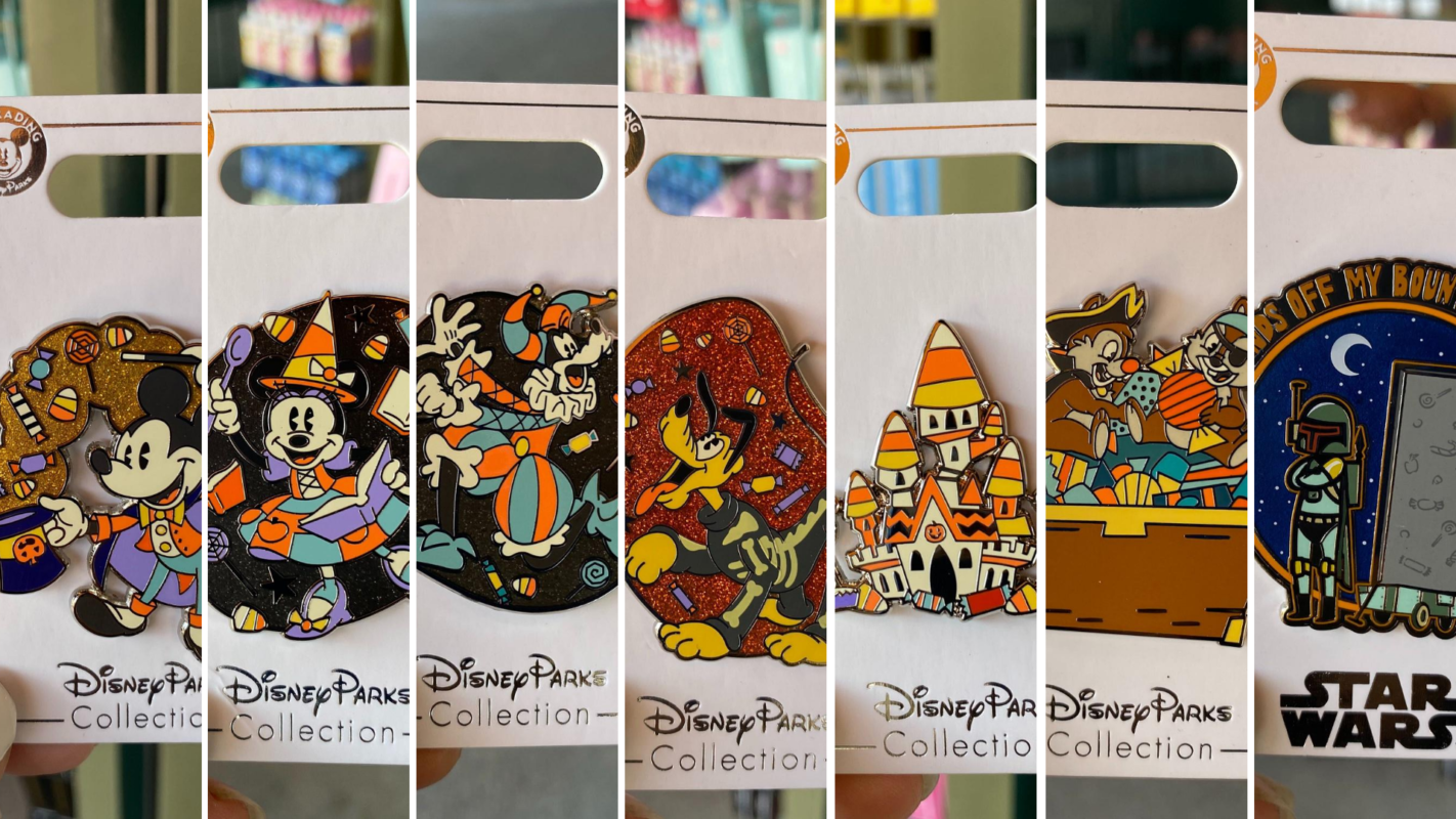 New Halloween Pins at Disney Pin Traders in Downtown Disney