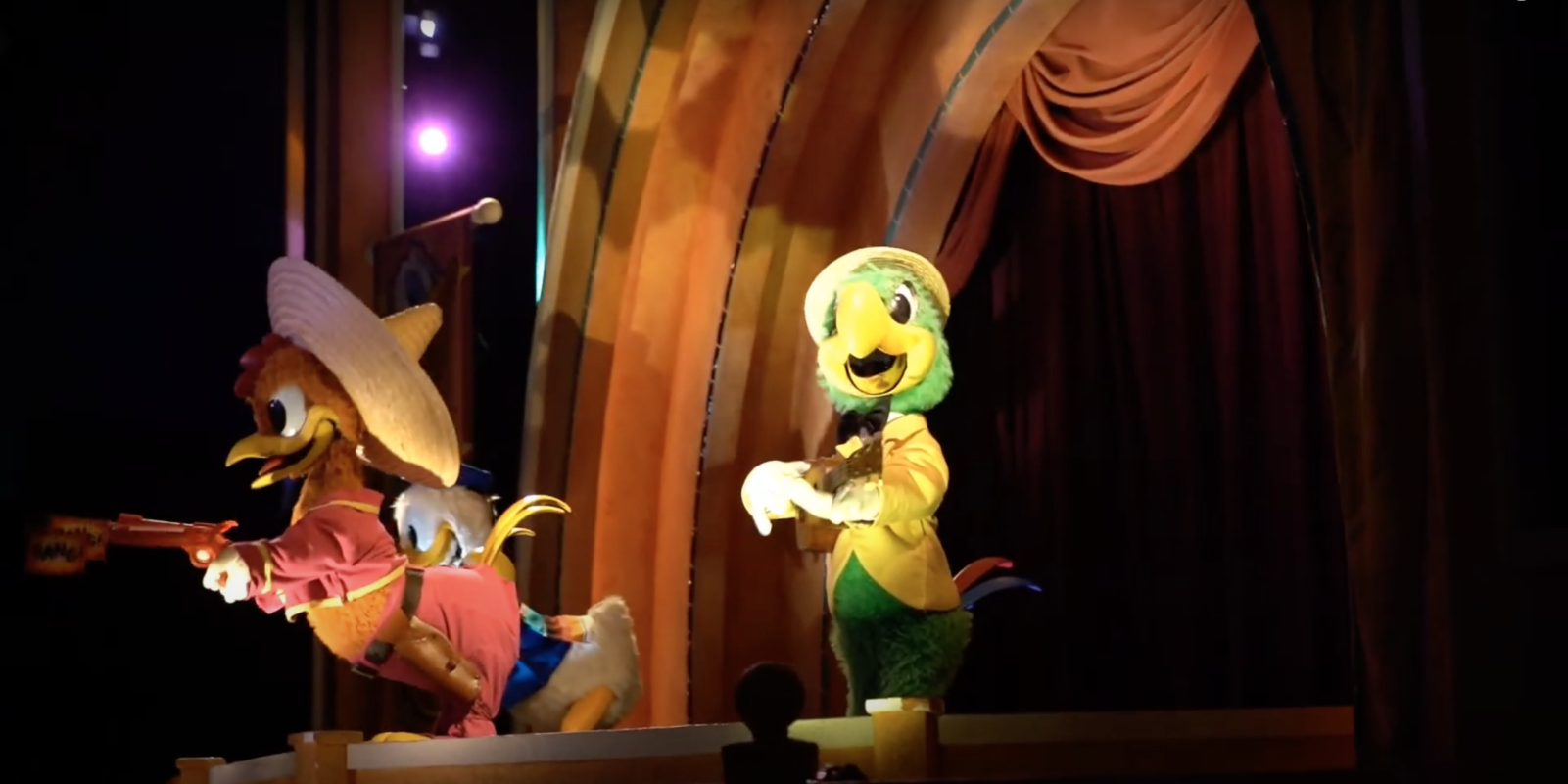 three cabelleros gran fiesta tour mexico epcot jose carioca