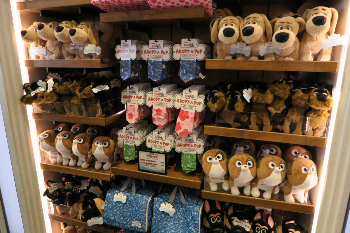 Secret Life of Pets Merchandise Adopt A Pup at Universal CityWalk Hollywood