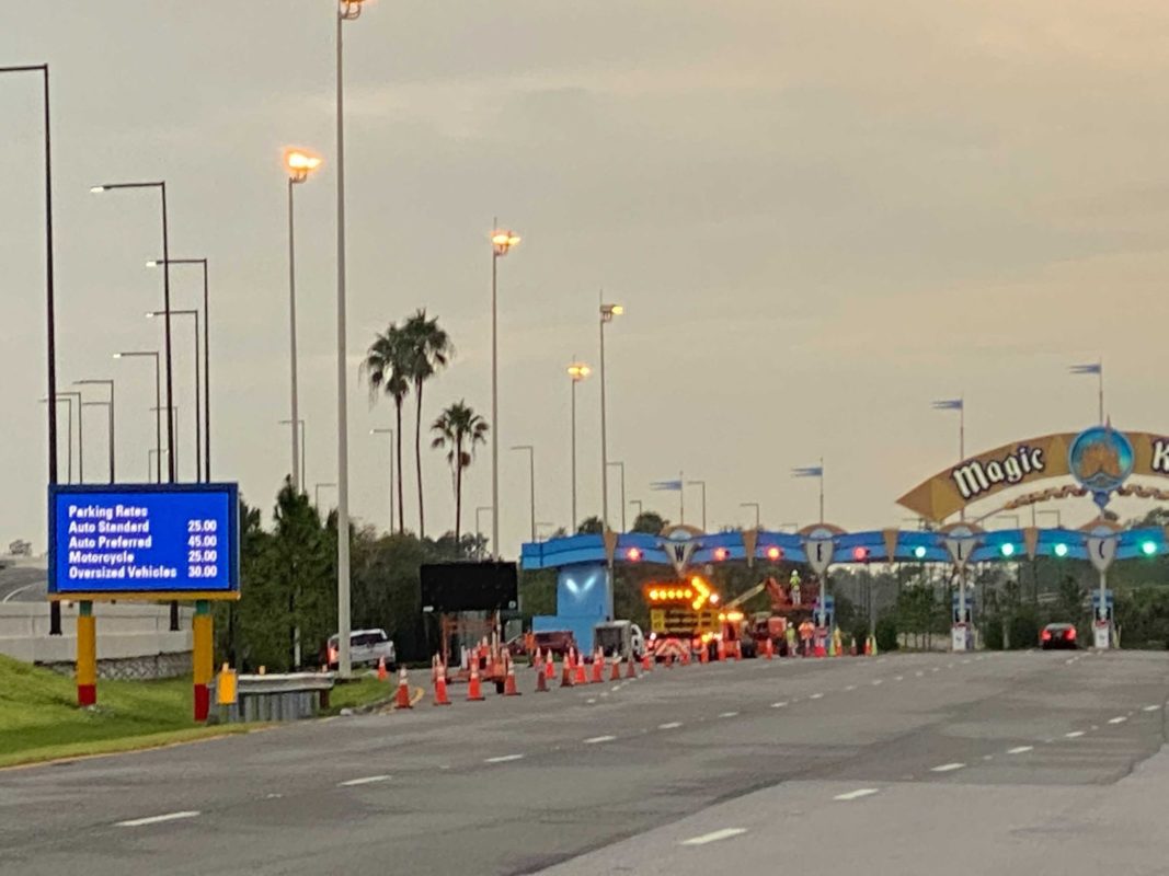 Magic-kingdom-parking-gate-toll-plaza-construction-4