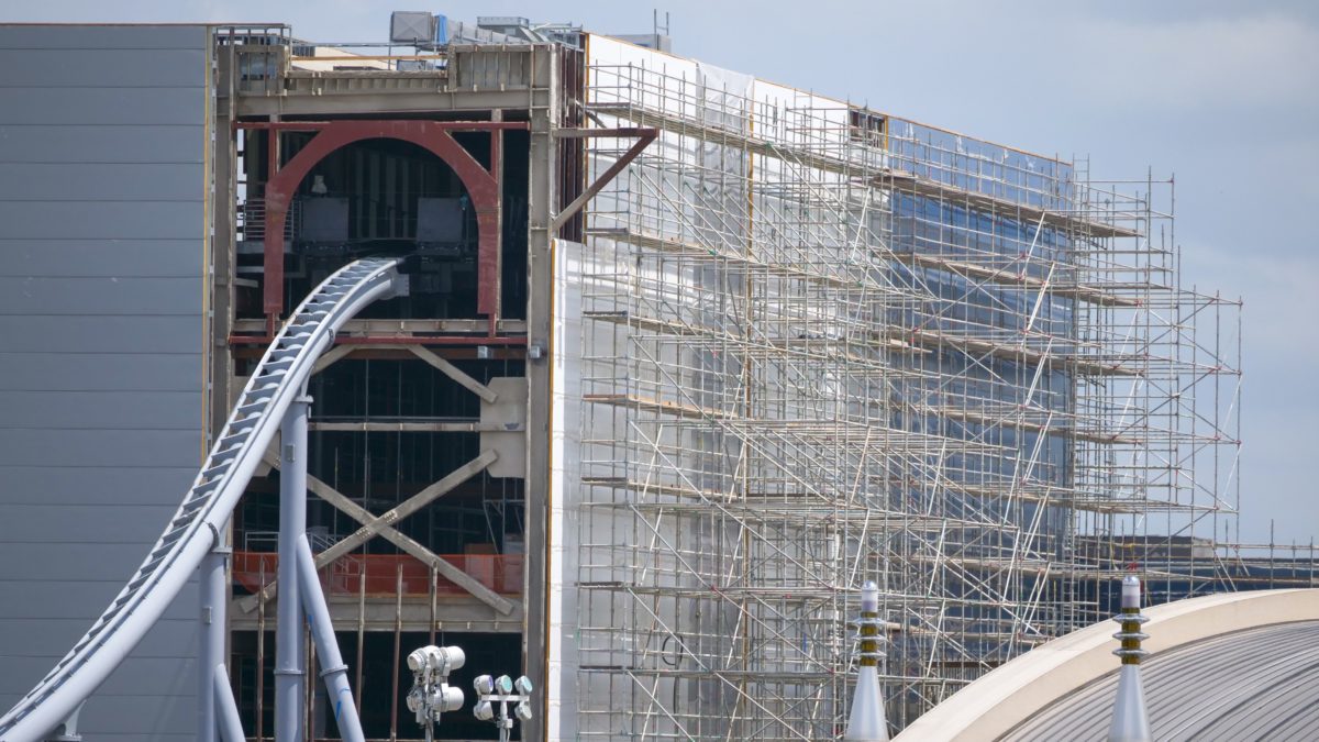 TRON Lightcycle Run Construction