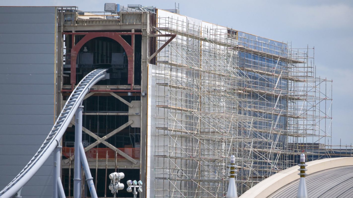 TRON Lightcycle Run Construction