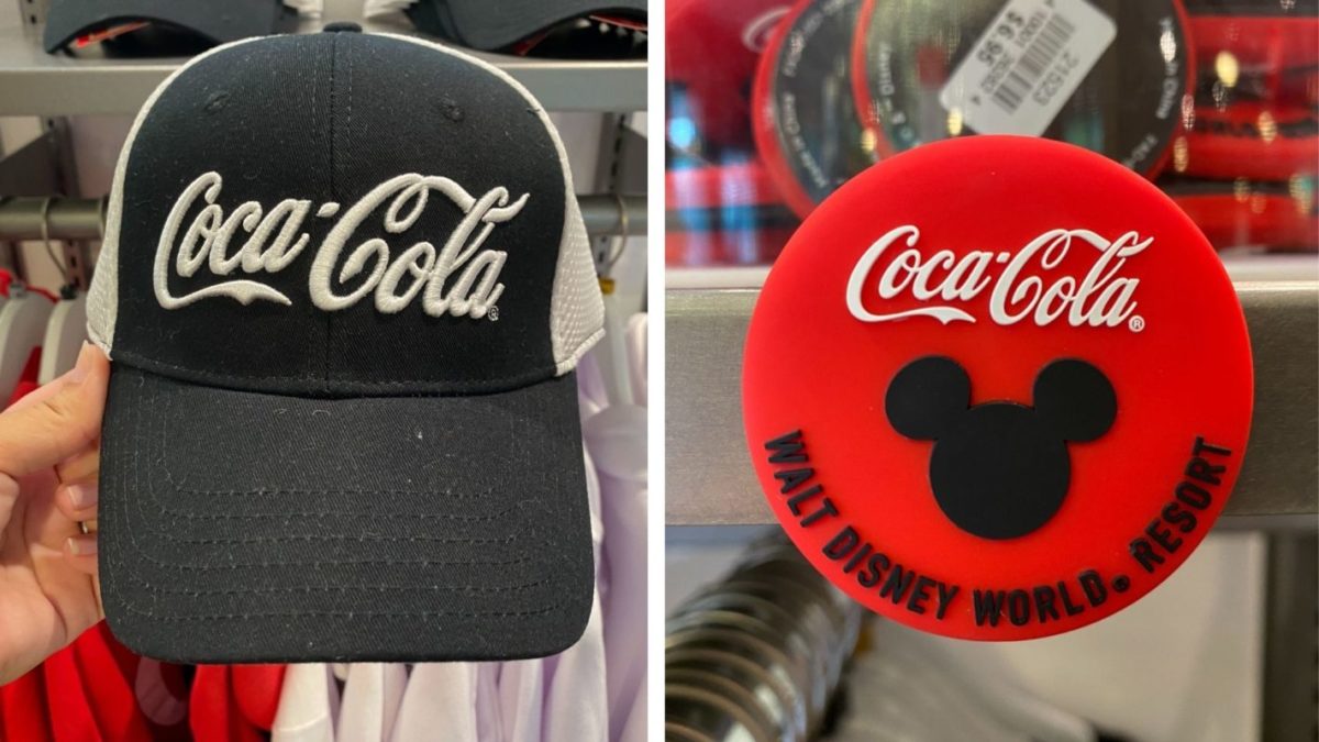 Coca-Cola x Walt Disney World Resort Baseball Cap and Magnet from Coca-Cola Store in Disney Springs featured