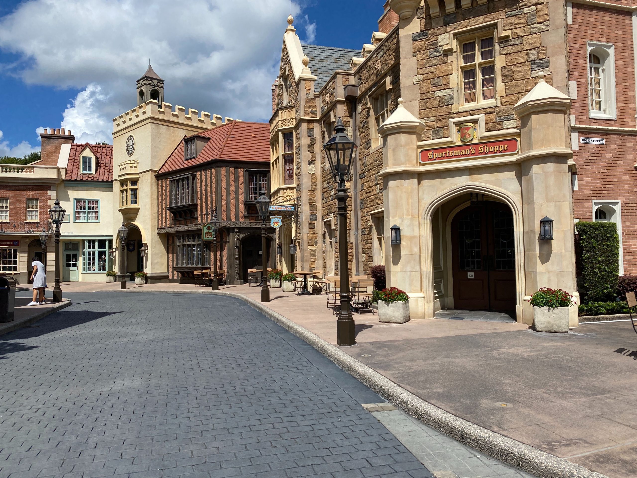 Street of U.K. Pavilion in EPCOT