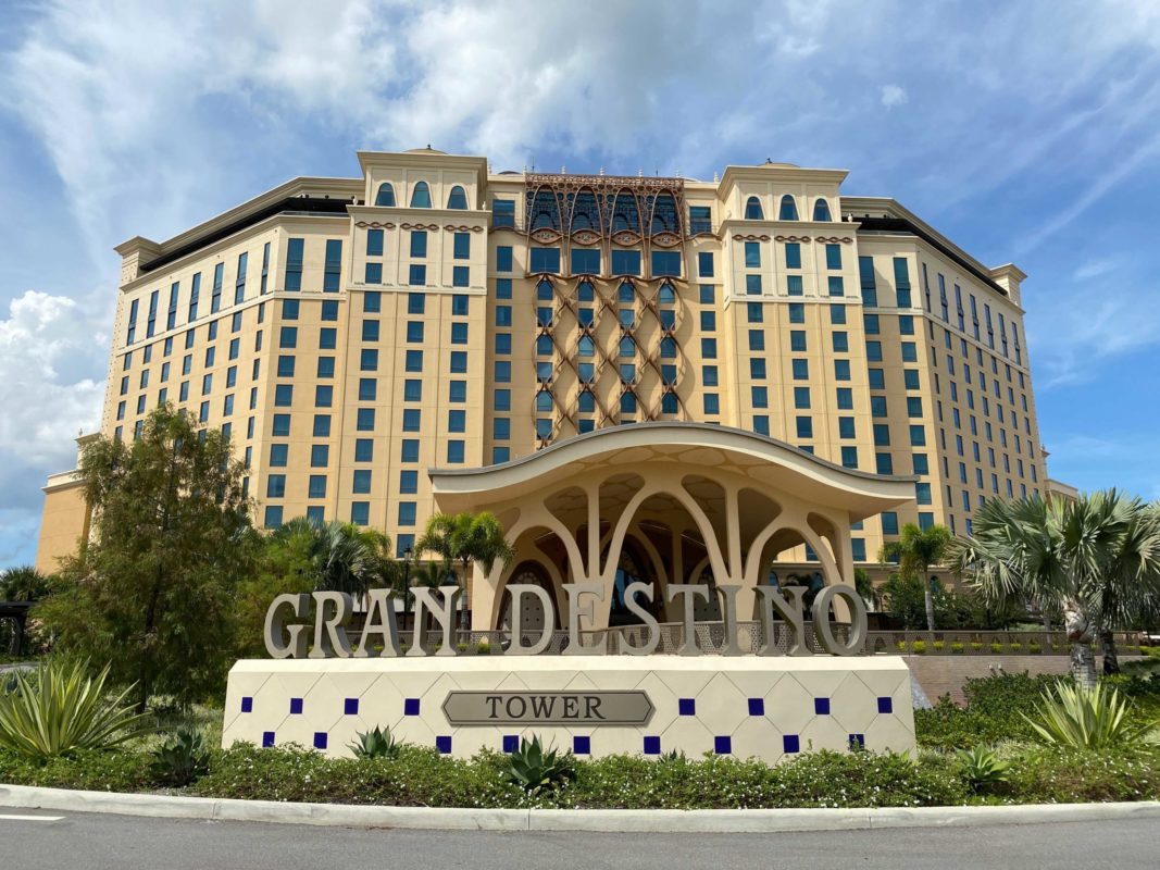 coronado springs gran destino tower sign