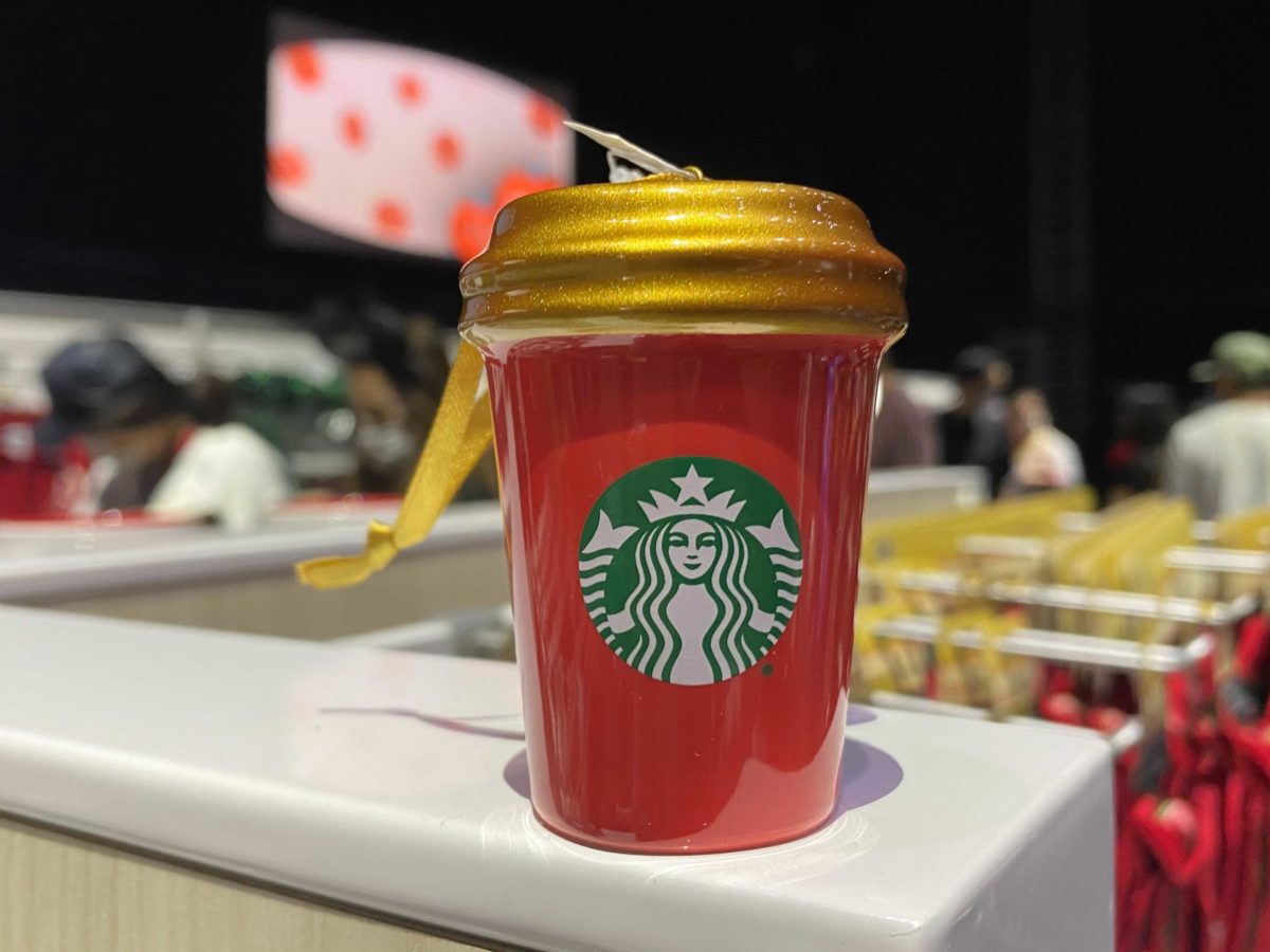 disneyland christmas starbucks tumbler ornament