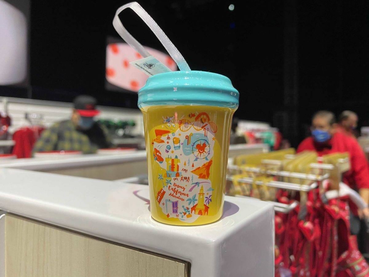 disneyland christmas starbucks tumbler ornament