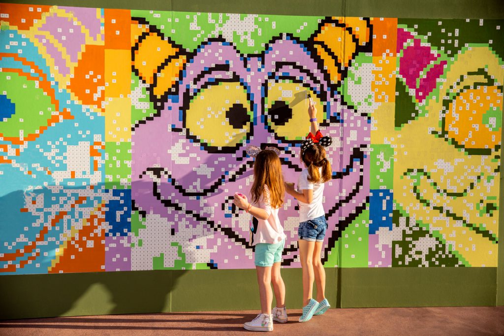 festival of the arts figment paint wall