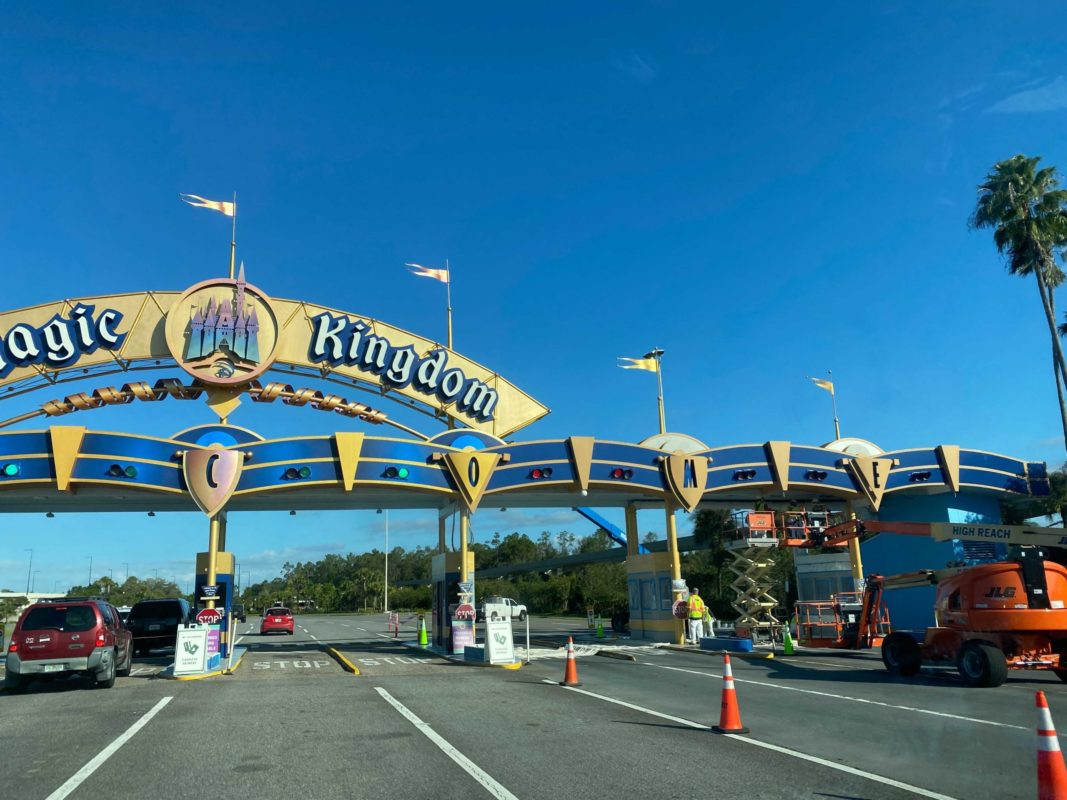 Final Lanes close up, Magic Kingdom Toll Booth