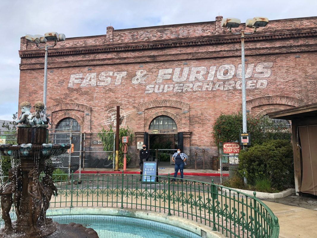 Fast & Furious: Supercharged entrance