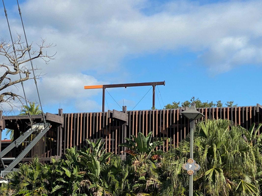 Polynesian Village Resort Beam construction, close up