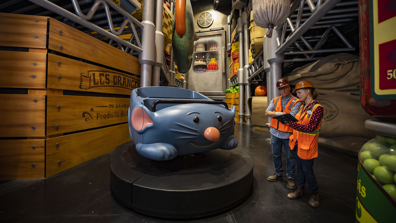 Remy's Ratatouille Adventure ride vehicle
