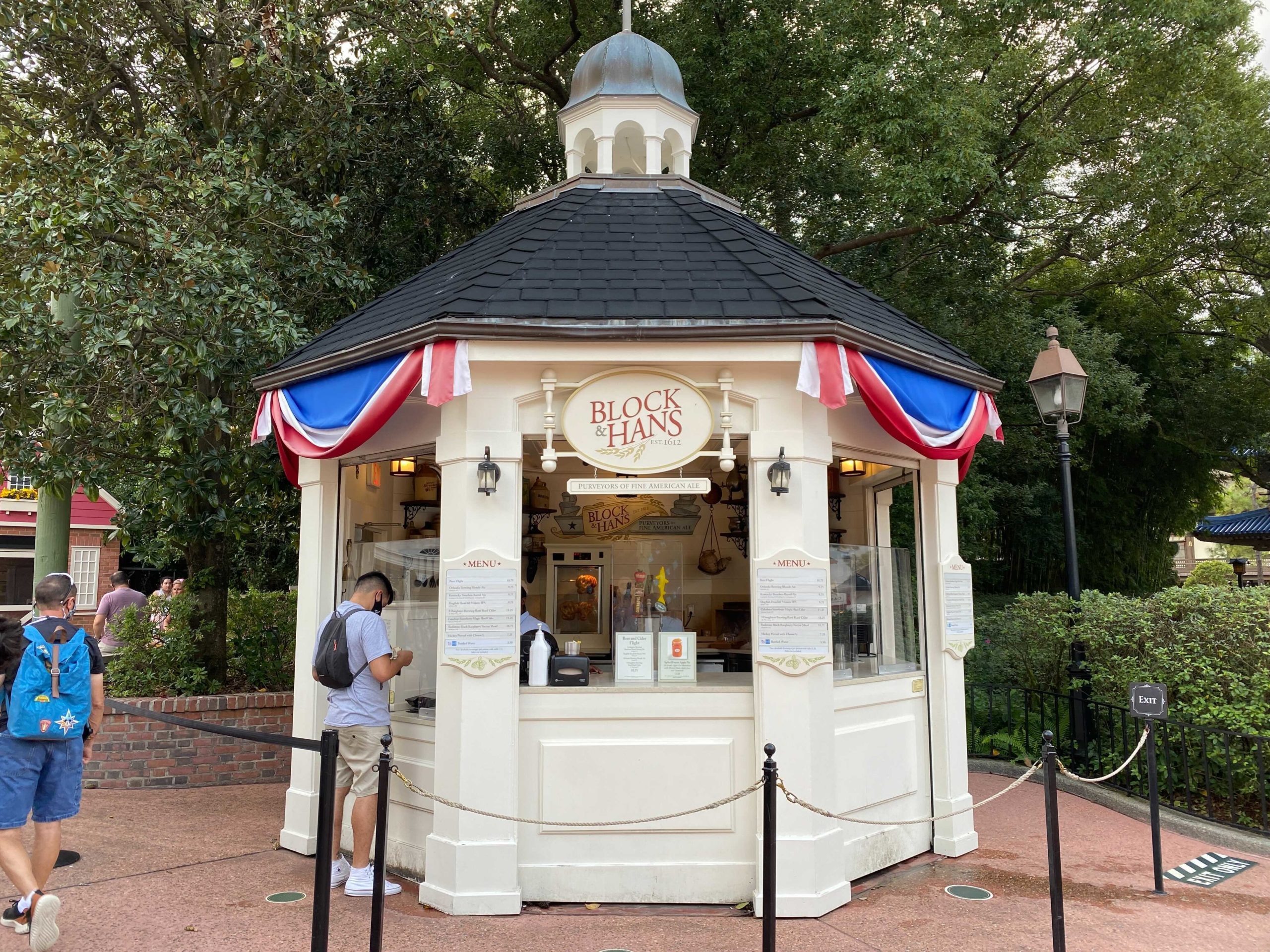 Block & Hans in the American Adventure EPCOT