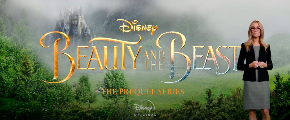 beauty and the beast logo series disney+