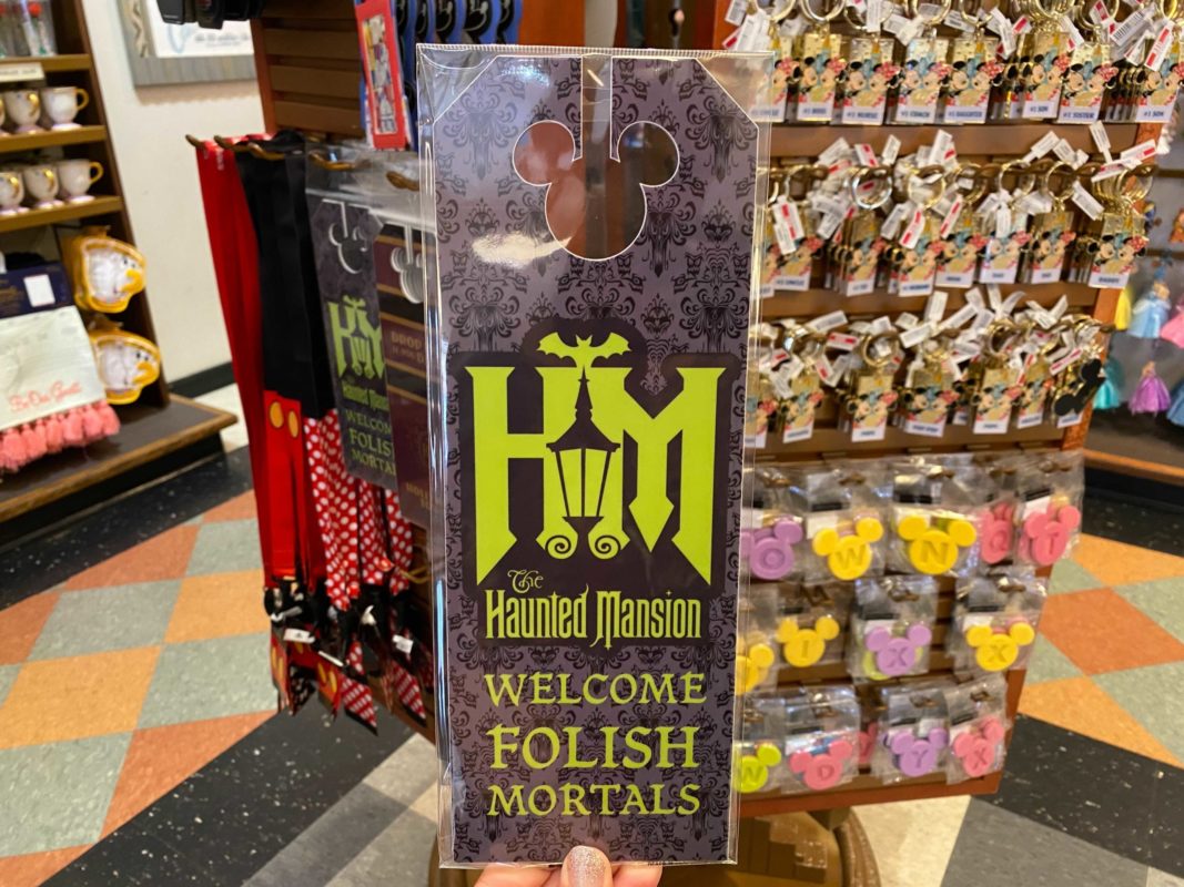 haunted mansion door hanger folish