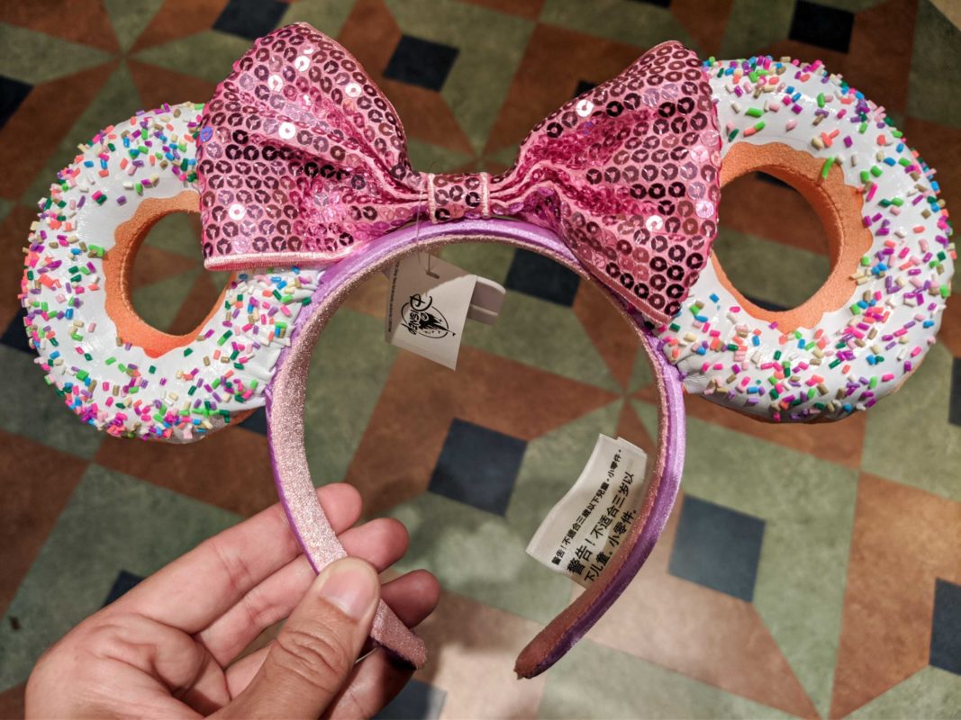 new Minnie donut ear headband
