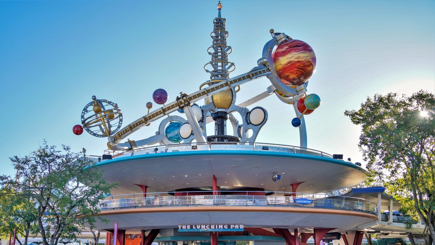 PeopleMover and Astro Orbiter in Tomorrowland