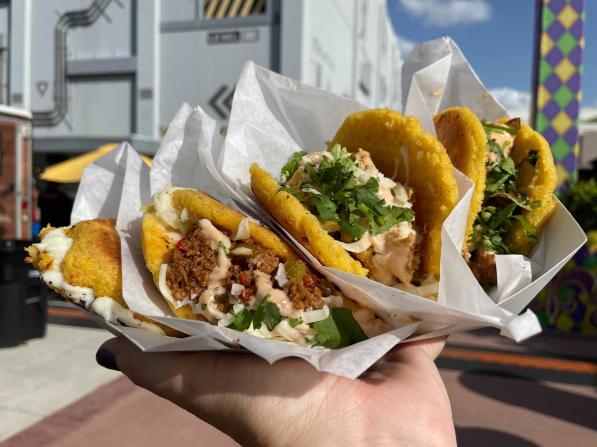 Colombia tasting booth Mardi gras 2021 Universal Studios Florida