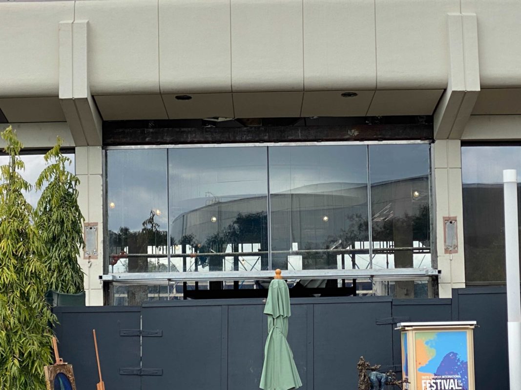 EPCOT Mouse Gear Construction