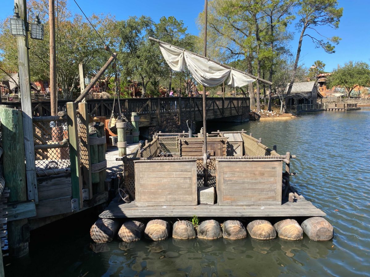 Tom Sawyer Island Raft Becky Thatcher Huck Finn