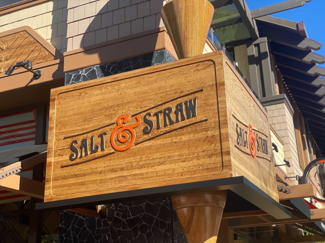 Salted caramel cupcake salt and straw