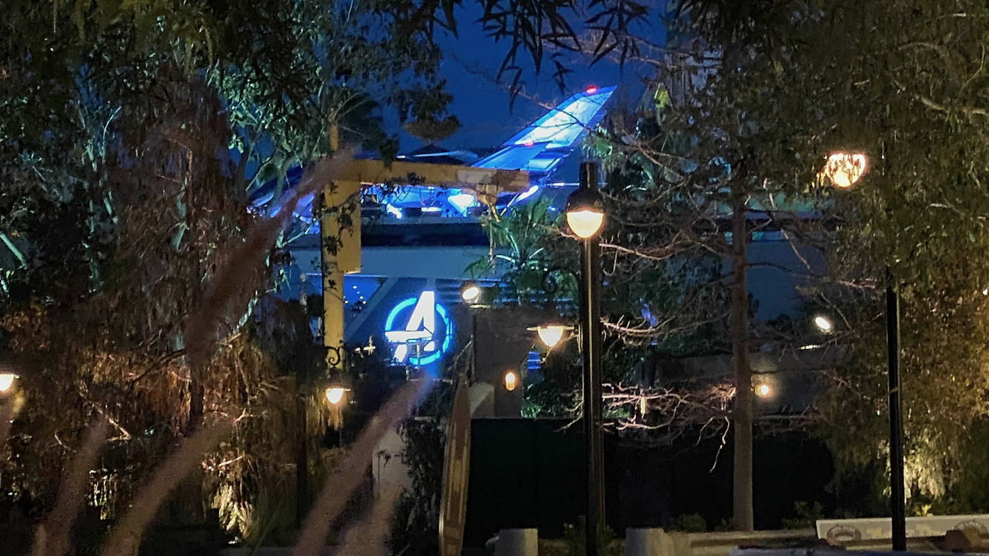 Avengers Campus Illuminated After Dark at Disney California Adventure