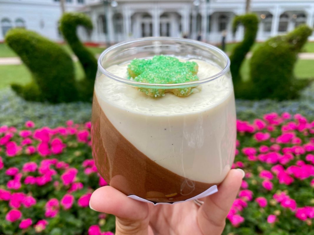 luck of the irish panna cotta