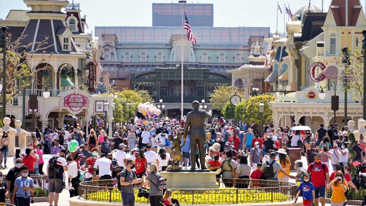 Main Street USA from Cinderella Castle