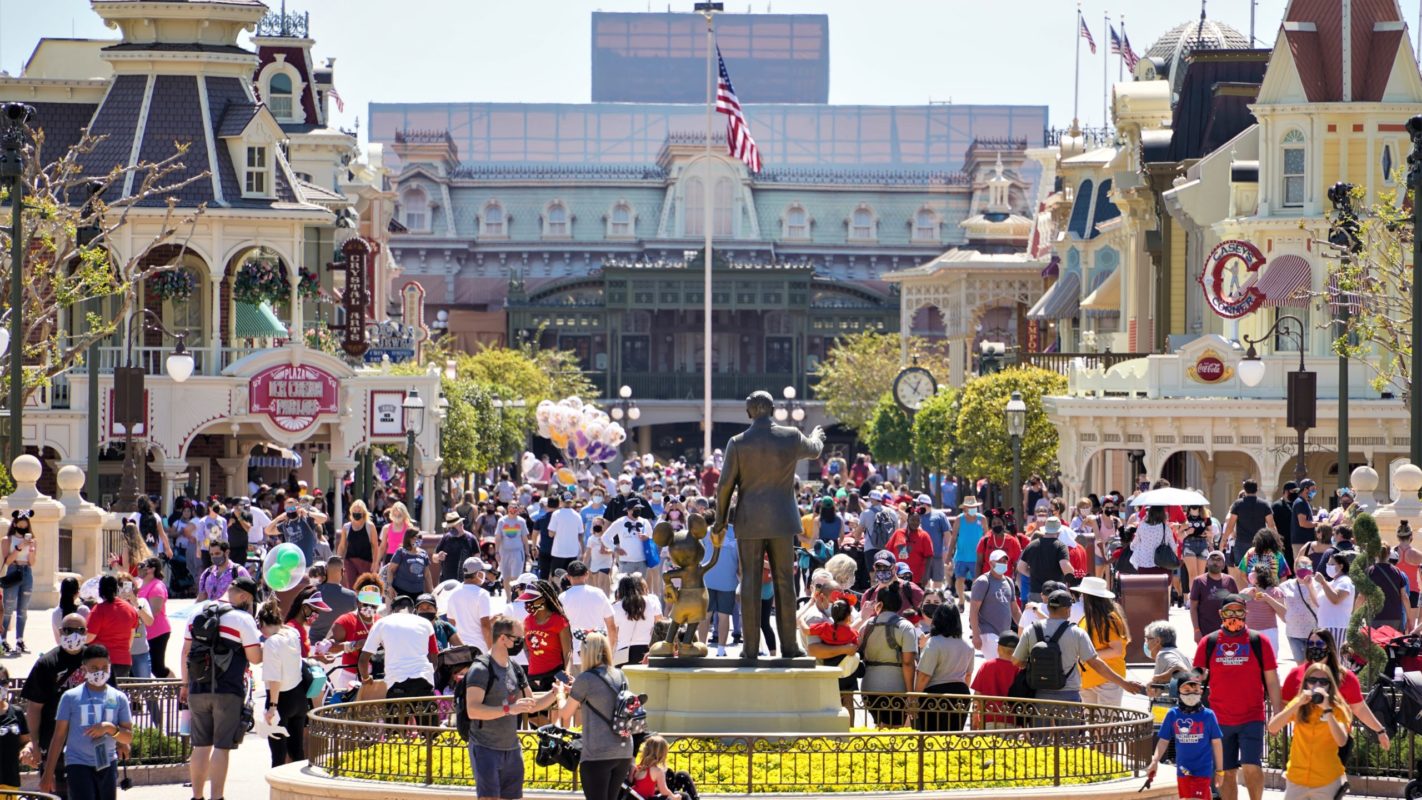 Main Street USA from Cinderella Castle