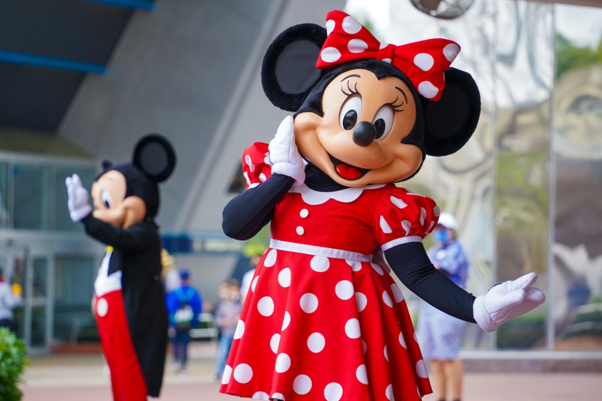 Minnie and Mickey Physically Distanced Meet and Greet at EPCOT