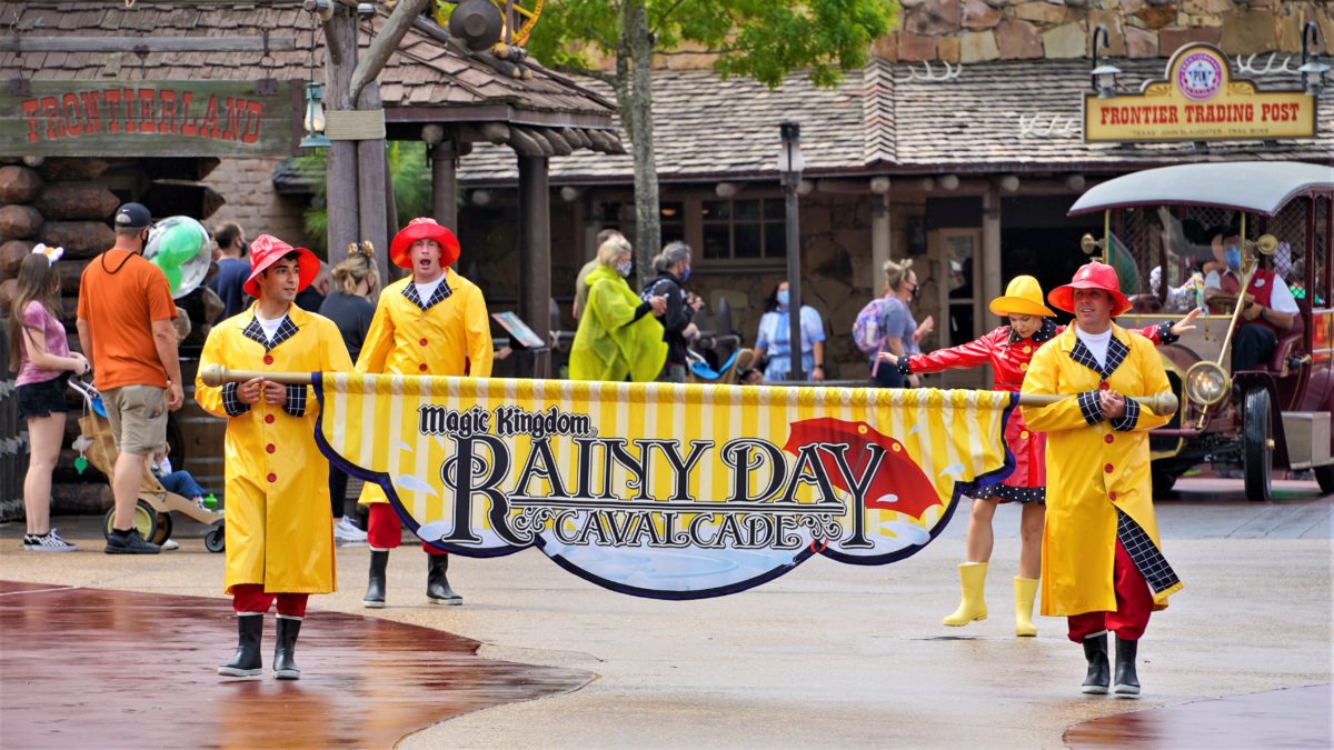 Rainy Day Cavalcade in Frontierland