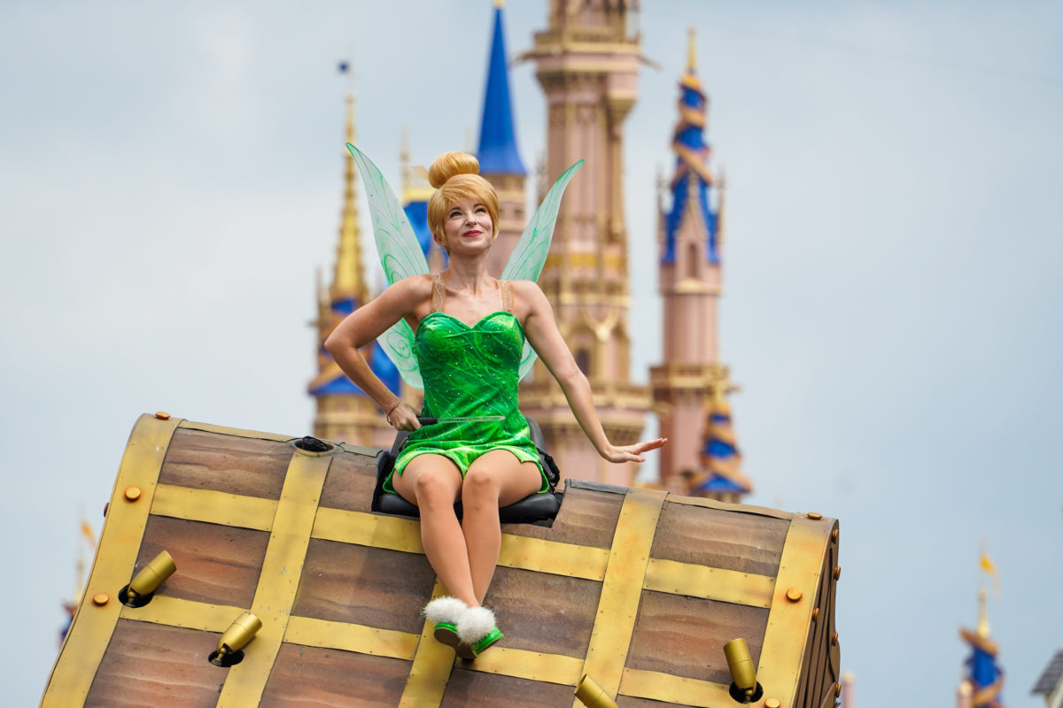 Tinker Bell and Cinderella Castle