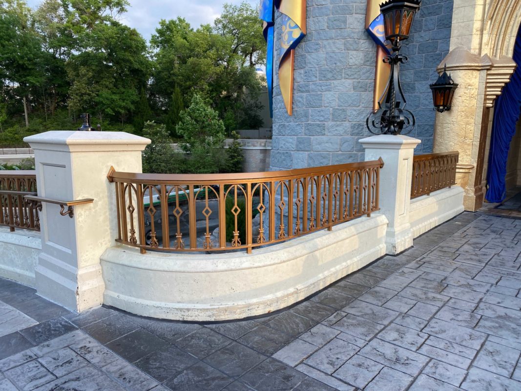castle-railing-paint-work-magic-kingdom