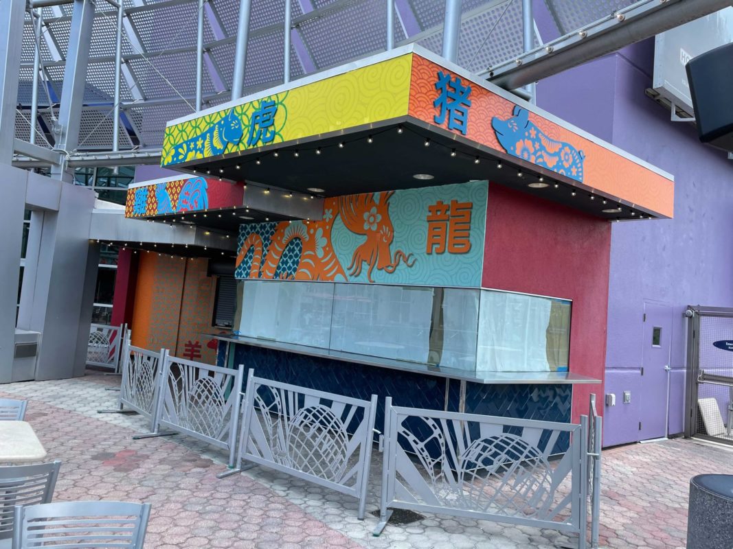 New Asian-Themed food kiosk replaces former Fusion Sushi at Universal Orlando's CityWalk